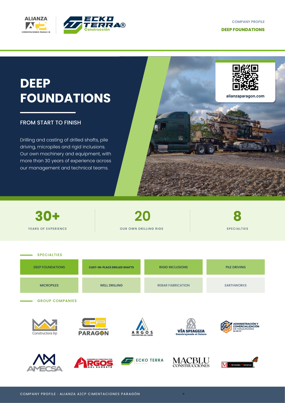 Foundation company profile cover